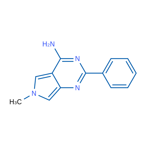 6-Methyl-2-phenyl-6H-pyrrolo[3,4-d]pyrimidin-4-amine 1g