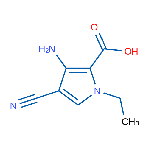 3-Amino-4-cyano-1-ethyl-1H-pyrrole-2-carboxylic acid 1g