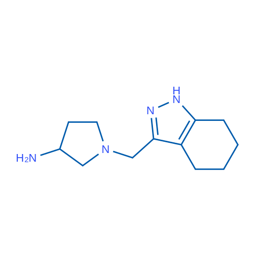 1-((4,5,6,7-Tetrahydro-1H-indazol-3-yl)methyl)pyrrolidin-3-amine 1g