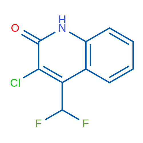 3-Chloro-4-(difluoromethyl)quinolin-2(1H)-one 1g
