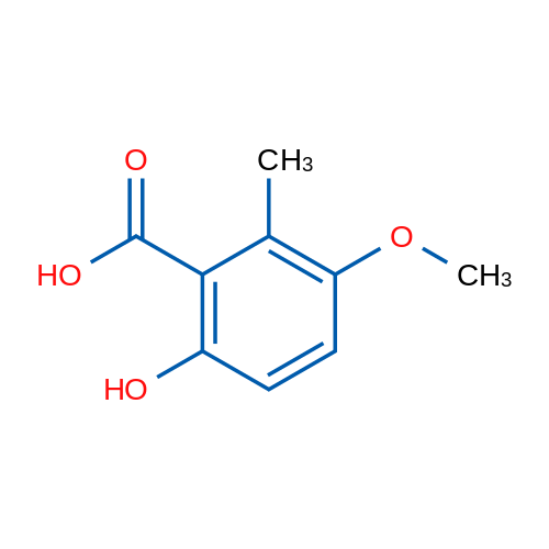 6-Hydroxy-3-methoxy-2-methylbenzoic acid 250mg