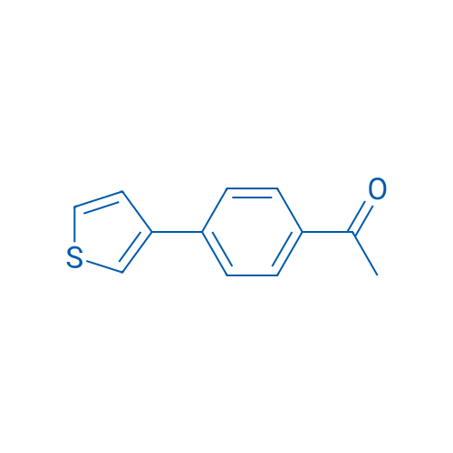 1-(4-(Thiophen-3-yl)phenyl)ethanone 1g