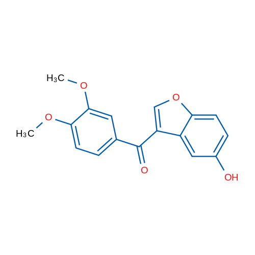 (3,4-Dimethoxyphenyl)(5-hydroxybenzofuran-3-yl)methanone 1g