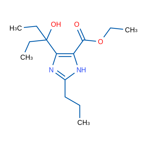 Ethyl 4-(3-hydroxypentan-3-yl)-2-propyl-1H-imidazole-5-carboxylate 100mg