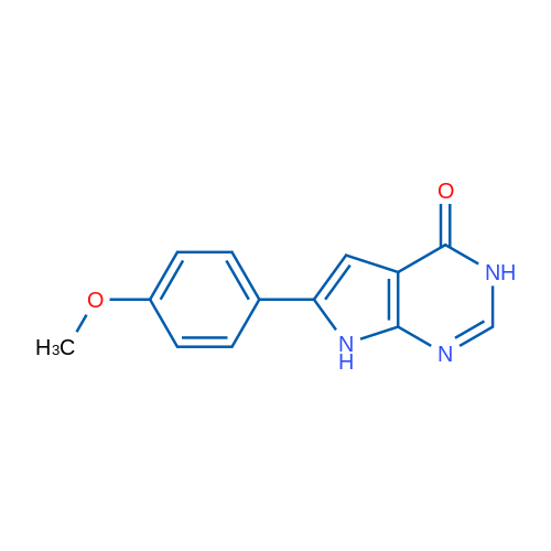 6-(4-Methoxyphenyl)-3H-pyrrolo[2,3-d]pyrimidin-4(7H)-one 100mg