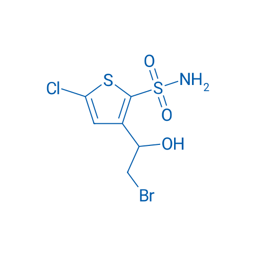 3-(2-Bromo-1-hydroxyethyl)-5-chlorothiophene-2-sulfonamide 100mg