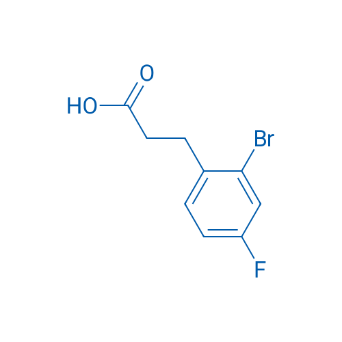 3-(2-Bromo-4-fluorophenyl)propionic acid 250mg