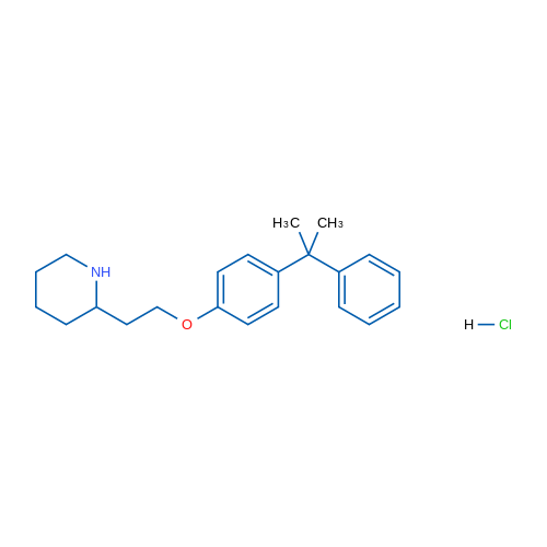 2-(2-(4-(2-Phenylpropan-2-yl)phenoxy)ethyl)piperidine hydrochloride 5g