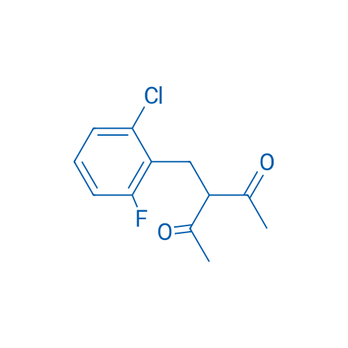 3-(2-Chloro-6-fluorobenzyl)pentane-2,4-dione 1g