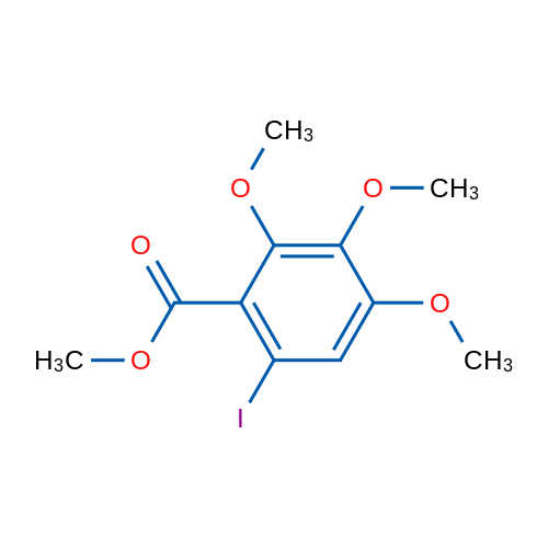 Methyl 6-iodo-2,3,4-trimethoxybenzoate 1g