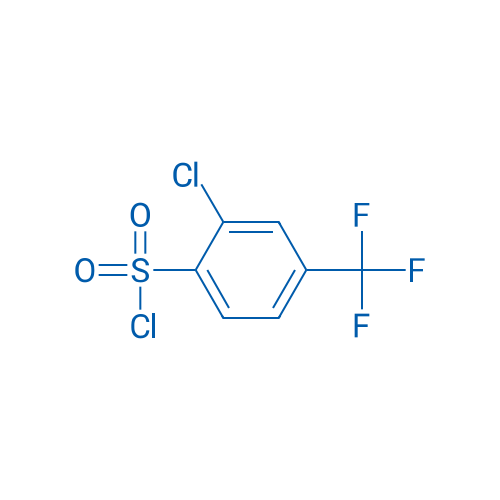 2-Chloro-4-(trifluoromethyl)benzene-1-sulfonyl chloride 5g