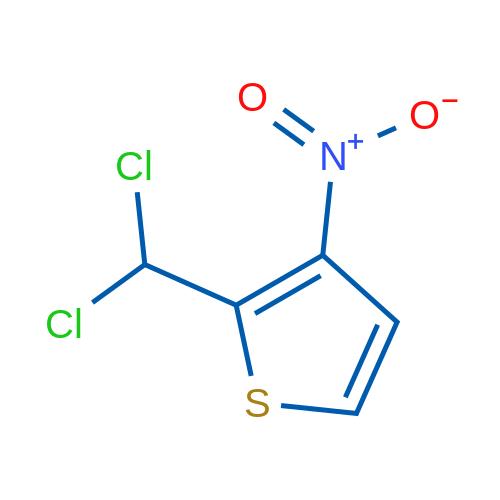 2-(Dichloromethyl)-3-nitrothiophene 1g