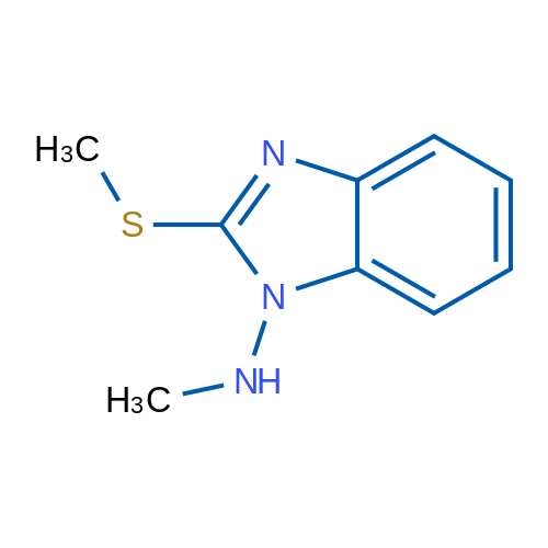 N-Methyl-2-(methylthio)-1H-benzo[d]imidazol-1-amine 1g