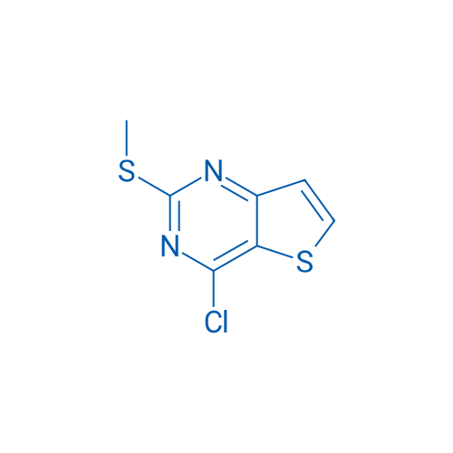 4-Chloro-2-(methylthio)thieno[3,2-d]pyrimidine 250mg