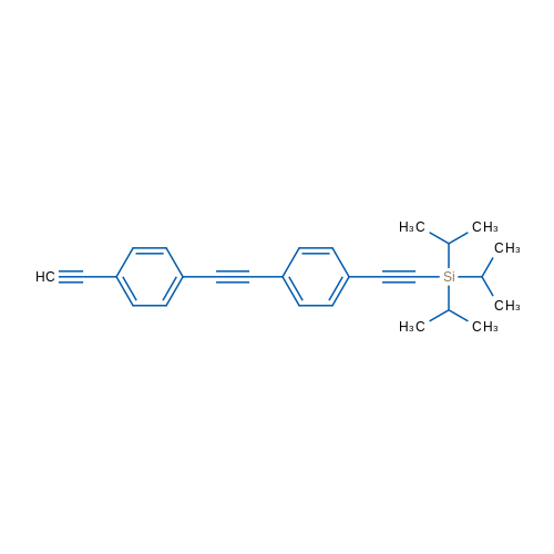 ((4-((4-Ethynylphenyl)ethynyl)phenyl)ethynyl)triisopropylsilane 1g
