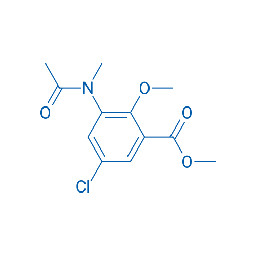 Methyl 5-chloro-2-methoxy-3-(N-methylacetamido)benzoate 1g