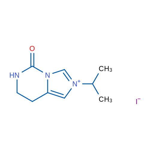 2-Isopropyl-5-oxo-5,6,7,8-tetrahydroimidazo[1,5-c]pyrimidin-2-ium iodide 1g