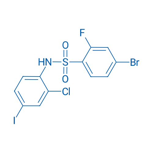 4-Bromo-N-(2-chloro-4-iodophenyl)-2-fluorobenzenesulfonamide 100mg