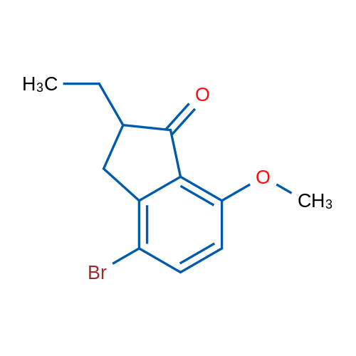 4-Bromo-2-ethyl-7-methoxy-2,3-dihydro-1H-inden-1-one 1g