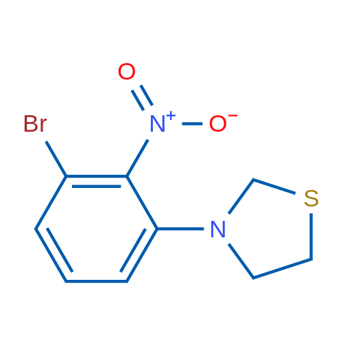 3-(3-Bromo-2-nitrophenyl)thiazolidine 1g