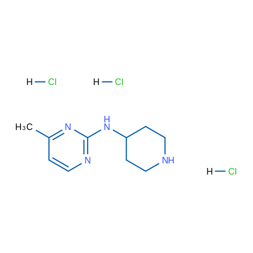 4-Methyl-N-(piperidin-4-yl)pyrimidin-2-amine trihydrochloride 1g