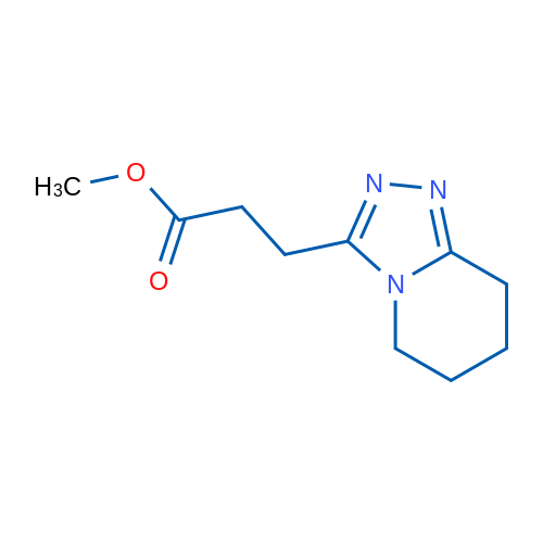 Methyl 3-(5,6,7,8-tetrahydro-[1,2,4]triazolo[4,3-a]pyridin-3-yl)propanoate 1g