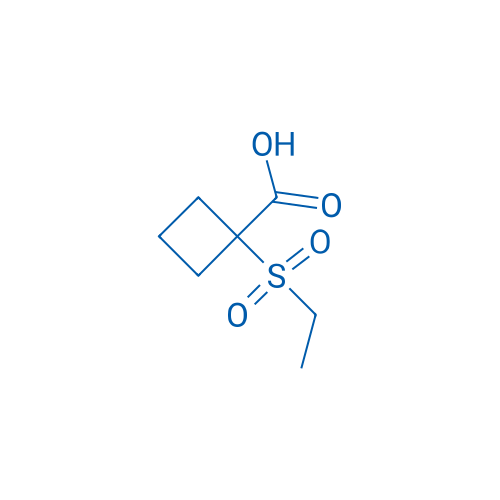 1-(Ethylsulfonyl)cyclobutane-1-carboxylic acid 250mg