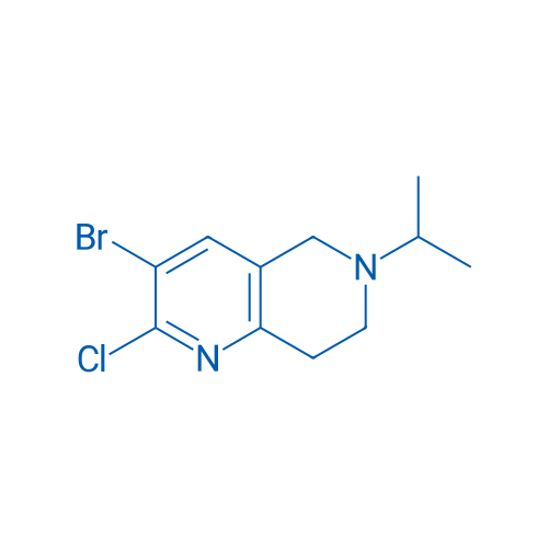 3-Bromo-2-chloro-6-isopropyl-5,6,7,8-tetrahydro-1,6-naphthyridine 1g
