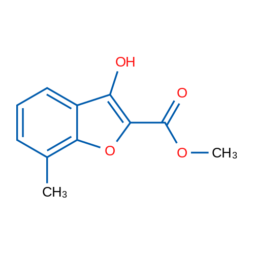 Methyl 3-hydroxy-7-methylbenzofuran-2-carboxylate 1g