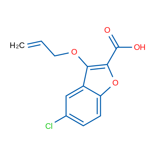 3-(Allyloxy)-5-chlorobenzofuran-2-carboxylic acid 1g