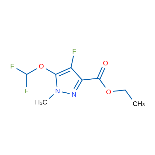 Ethyl 5-(difluoromethoxy)-4-fluoro-1-methyl-1H-pyrazole-3-carboxylate 1g