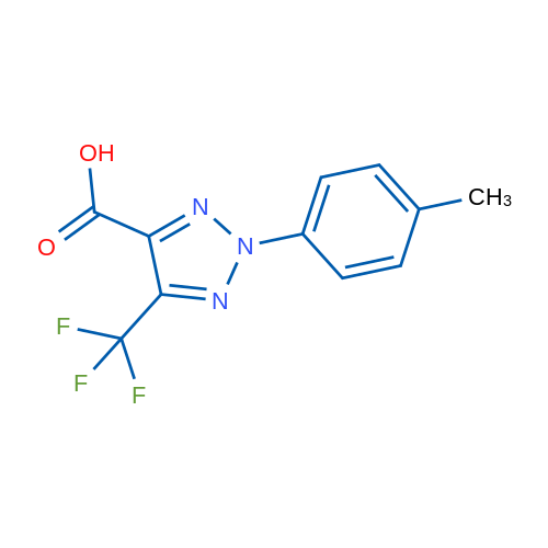 2-(p-Tolyl)-5-(trifluoromethyl)-2H-1,2,3-triazole-4-carboxylic acid 1g