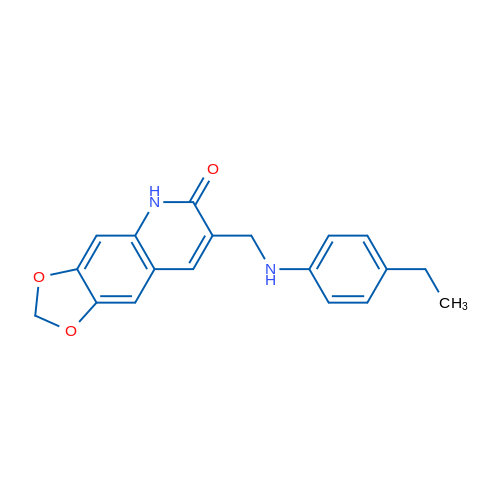 7-{[(4-ethylphenyl)amino]methyl}-2H,5H,6H-[1,3]dioxolo[4,5-g]quinolin-6-one 1g