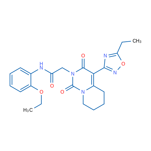 N-(2-Ethoxyphenyl)-2-[4-(5-ethyl-1,2,4-oxadiazol-3-yl)-1,3-dioxo-1H,2H,3H,5H,6H,7H,8H-pyrido[1,2-c]pyrimidin-2-yl]acetamide 1g
