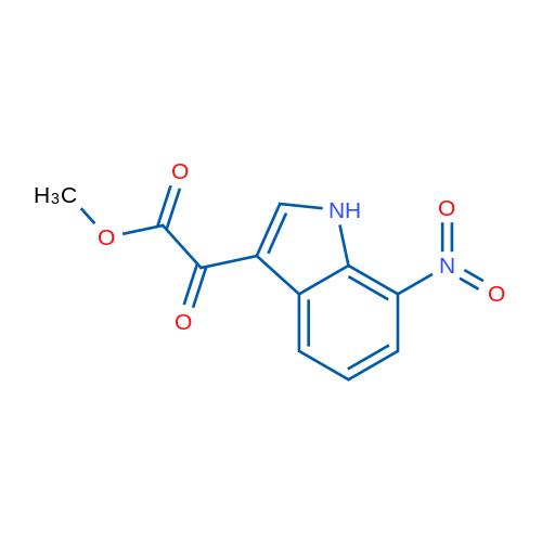Methyl 2-(7-nitro-1H-indol-3-yl)-2-oxoacetate 1g