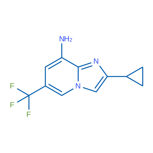 2-Cyclopropyl-6-(trifluoromethyl)imidazo[1,2-a]pyridin-8-amine 1g
