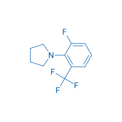 1-(2-Fluoro-6-(trifluoromethyl)phenyl)pyrrolidine 1g