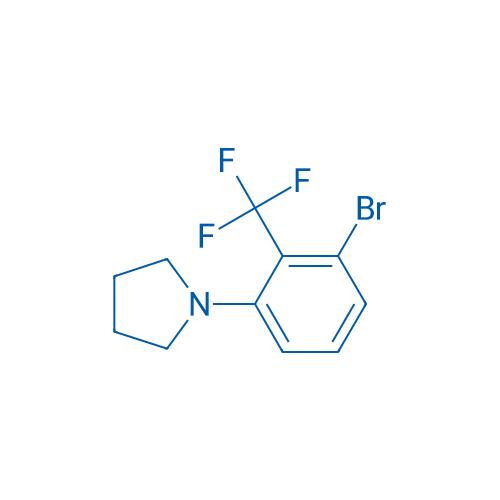 1-(3-Bromo-2-(trifluoromethyl)phenyl)pyrrolidine 1g