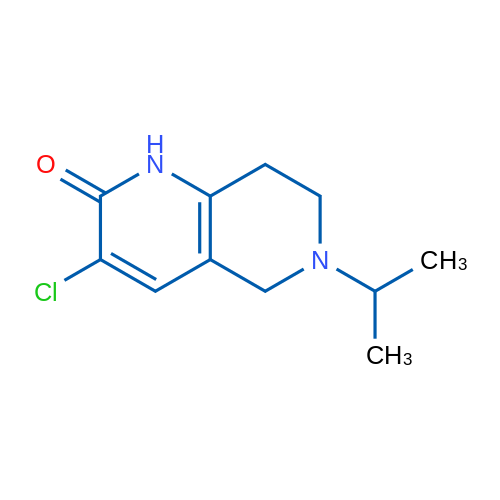 3-Chloro-6-isopropyl-5,6,7,8-tetrahydro-1,6-naphthyridin-2(1H)-one 1g