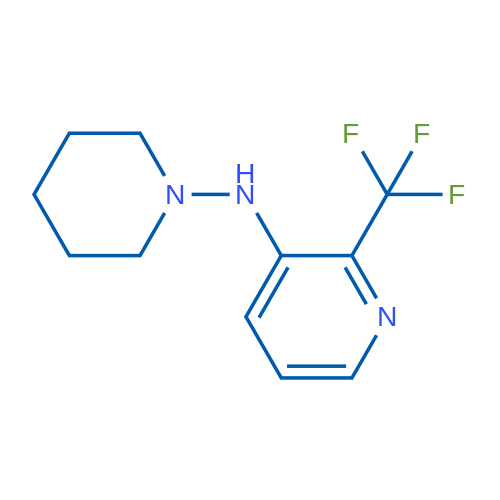 N-(Piperidin-1-yl)-2-(trifluoromethyl)pyridin-3-amine 1g