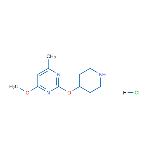4-Methoxy-6-methyl-2-(piperidin-4-yloxy)pyrimidine hydrochloride 1g