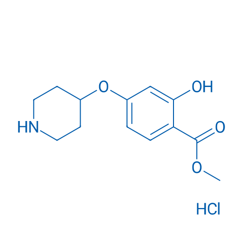 methyl 2-hydroxy-4-(piperidin-4-yloxy)benzoate hydrochloride 1g