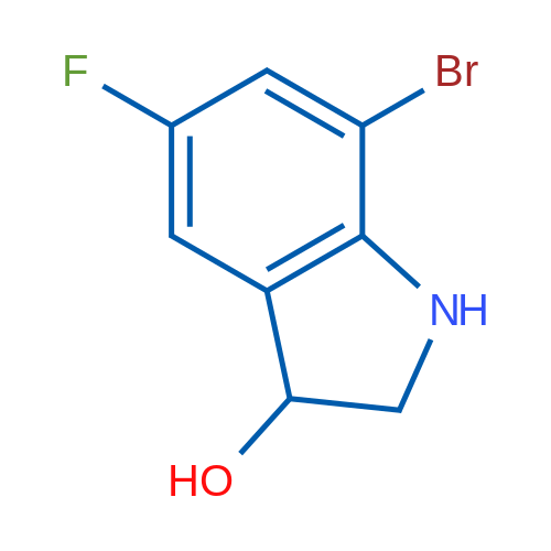 7-Bromo-5-fluoroindolin-3-ol 1g