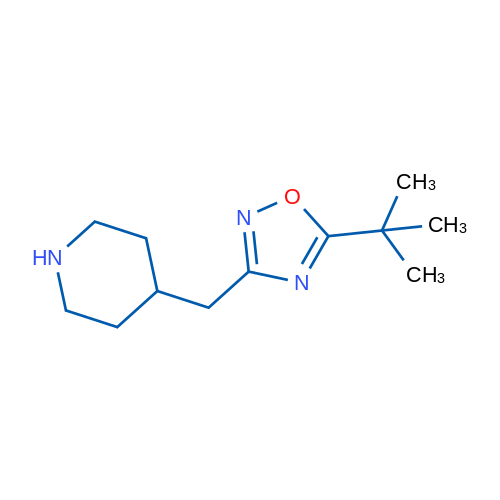 5-(tert-Butyl)-3-(piperidin-4-ylmethyl)-1,2,4-oxadiazole 1g