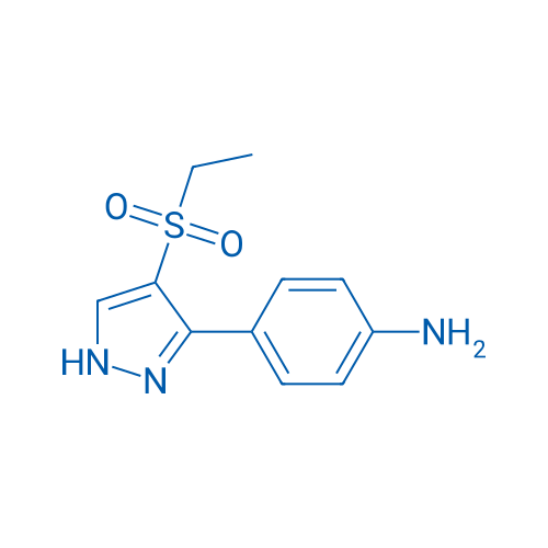 4-(4-(Ethylsulfonyl)-1H-pyrazol-3-yl)aniline 1g