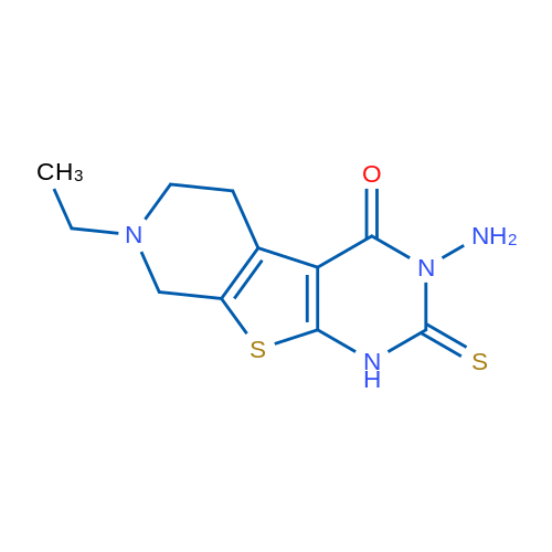 4-Amino-11-ethyl-5-sulfanylidene-8-thia-4,6,11-triazatricyclo[7.4.0.0^{2,7}]trideca-1(9),2(7)-dien-3-one 1g