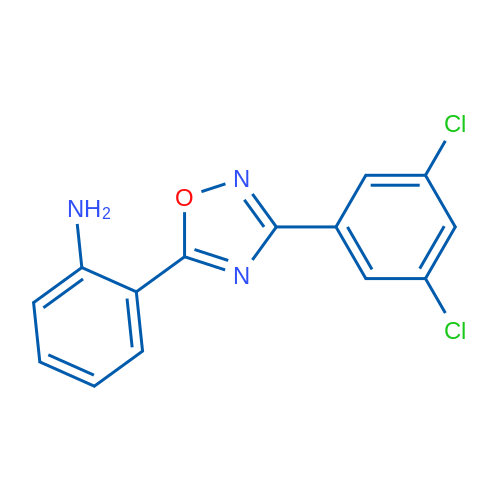 2-(3-(3,5-Dichlorophenyl)-1,2,4-oxadiazol-5-yl)aniline 1g