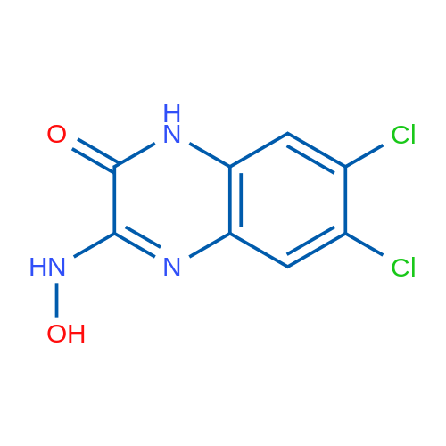 6,7-Dichloro-3-(hydroxyamino)quinoxalin-2(1H)-one 5g