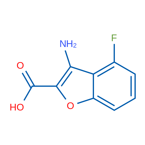 3-Amino-4-fluoro-1-benzofuran-2-carboxylic acid 1g