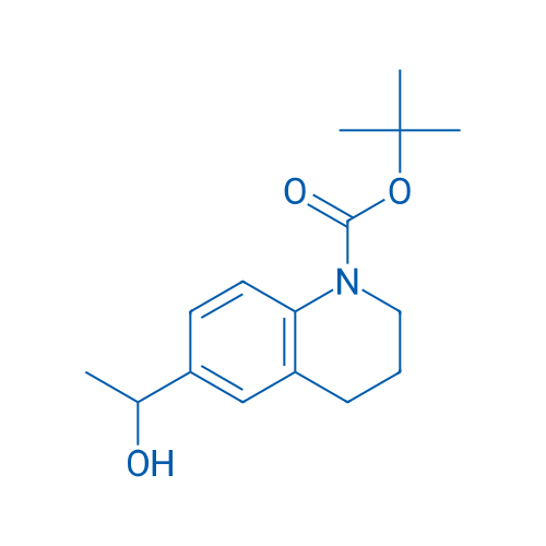 tert-Butyl 6-(1-hydroxyethyl)-3,4-dihydroquinoline-1(2H)-carboxylate 250mg